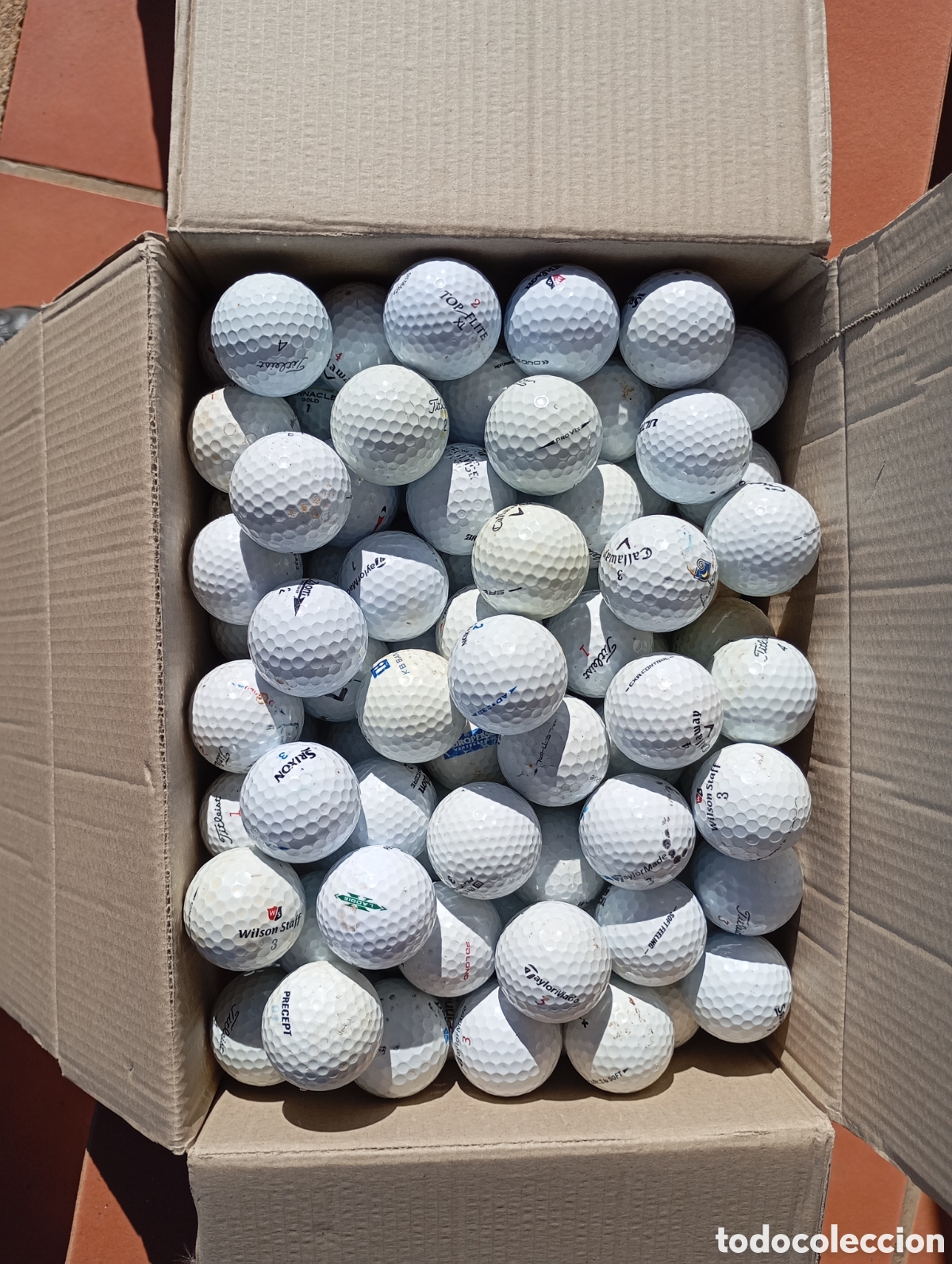 Coleccionismo deportivo: 130 bolas o pelotas de golf - Foto 2