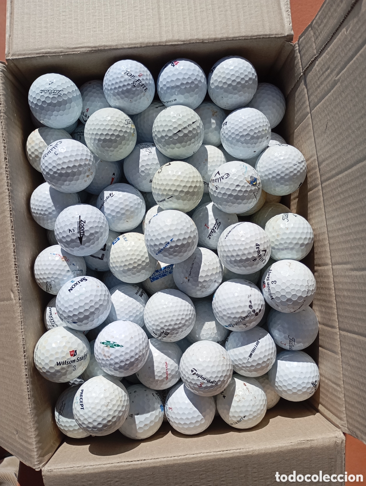 Coleccionismo deportivo: 130 bolas o pelotas de golf