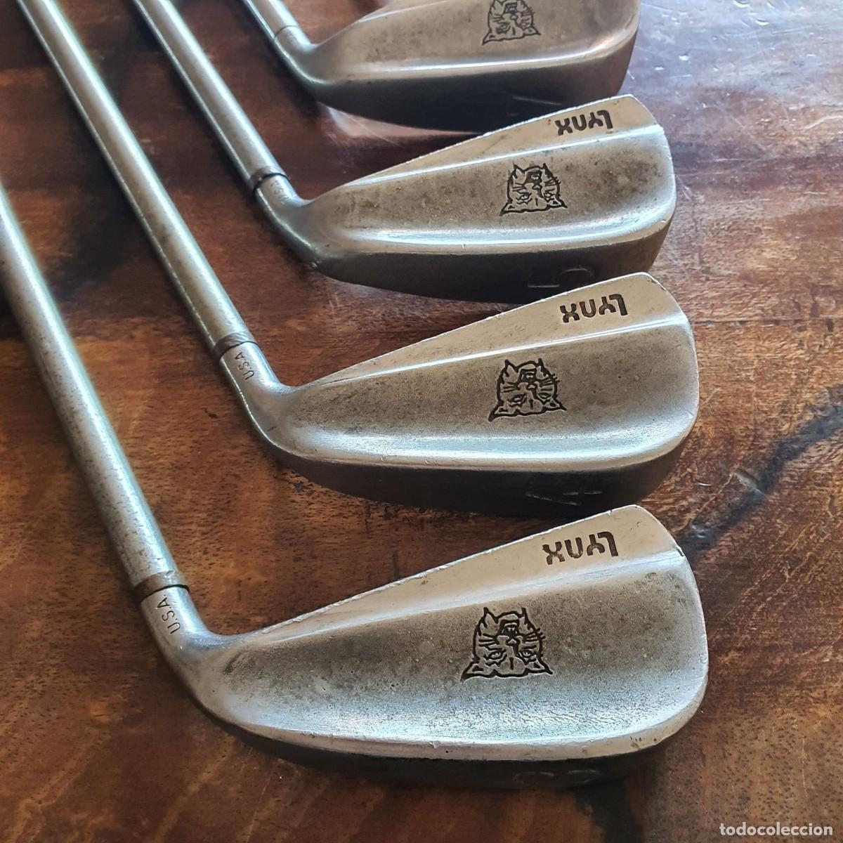 Coleccionismo deportivo: Palos de golf Swing Rite Lynx USA - Foto 2