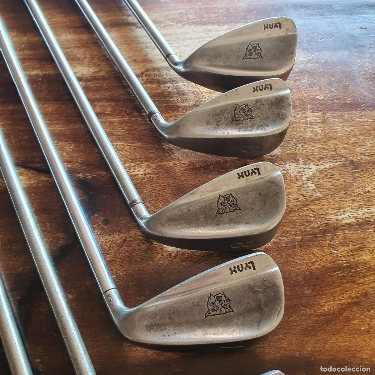 Coleccionismo deportivo: Palos de golf Swing Rite Lynx USA - Foto 5