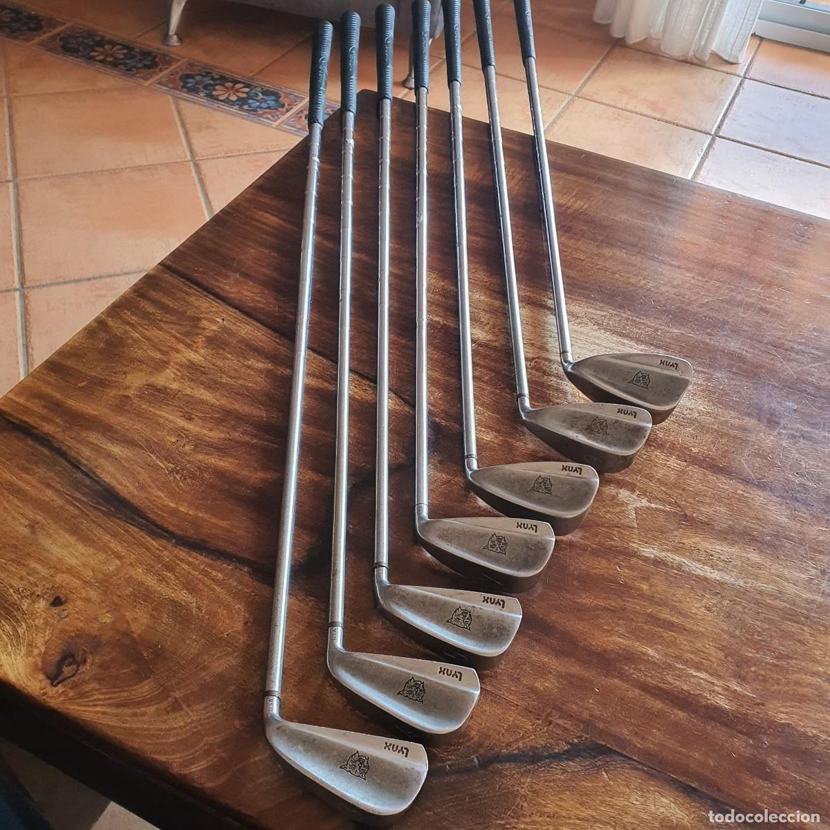 Coleccionismo deportivo: Palos de golf Swing Rite Lynx USA - Foto 7