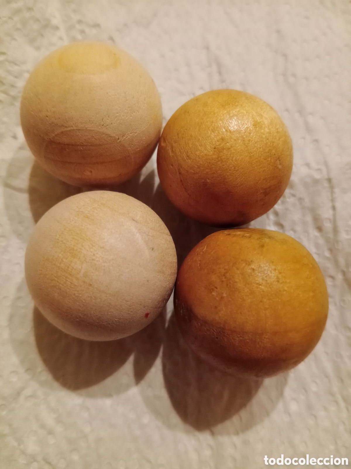 Coleccionismo deportivo: *️⃣4 BOLICHES de MADERA (4x8&euro;) - Foto 3