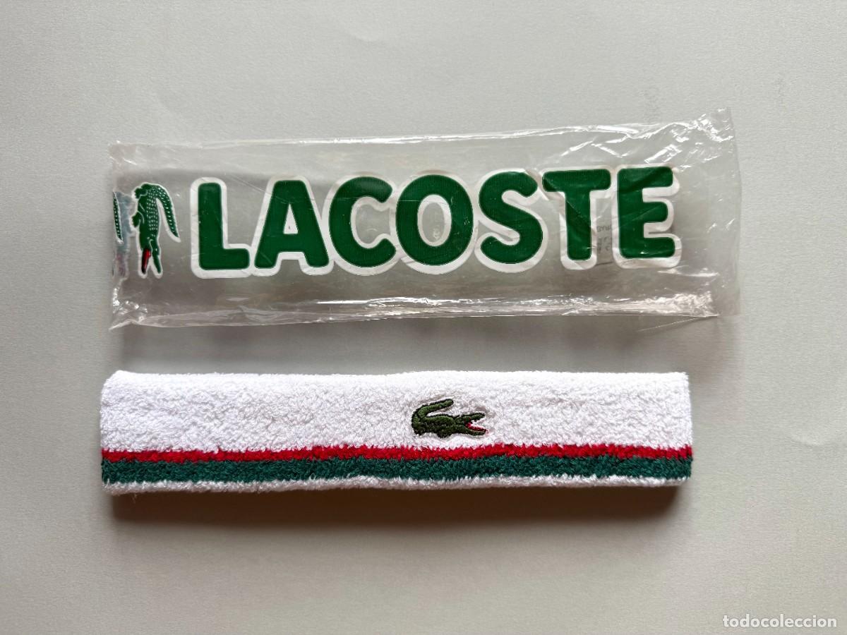 Sammelleidenschaft Sport: Cinta Vintage Lacoste Tenis Basi S.A. Barcelona