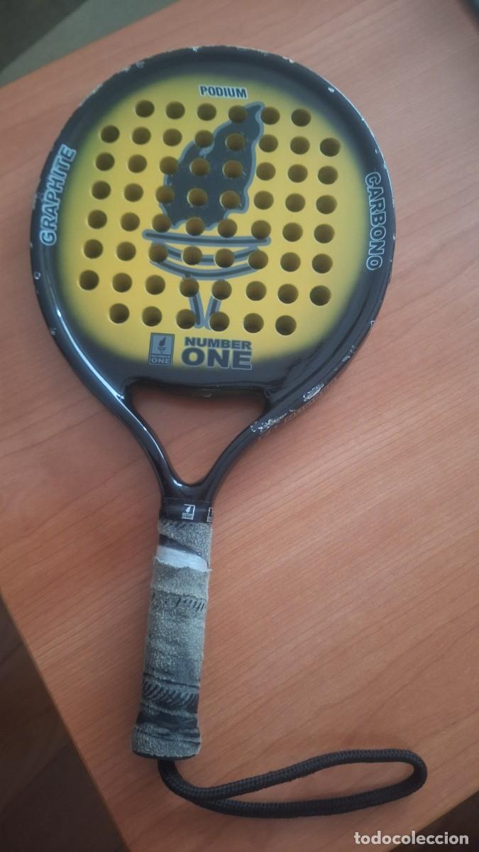 Coleccionismo deportivo: Pala de padel PODIUM - Foto 1