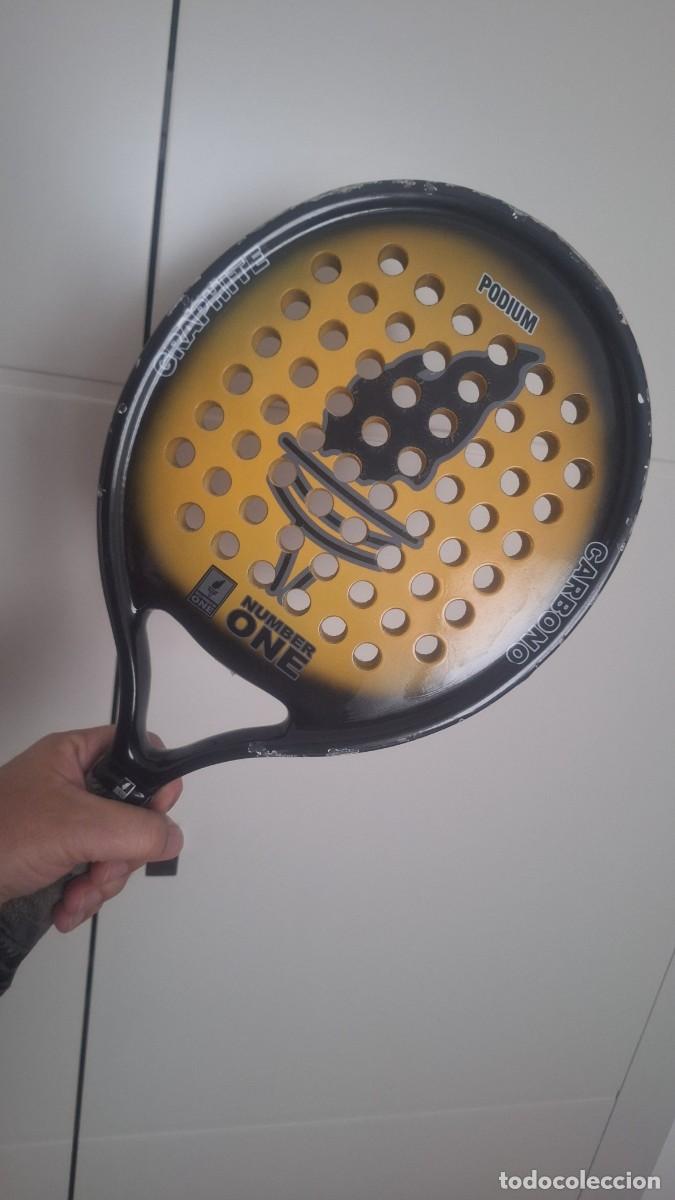 Coleccionismo deportivo: Pala de padel PODIUM - Foto 6