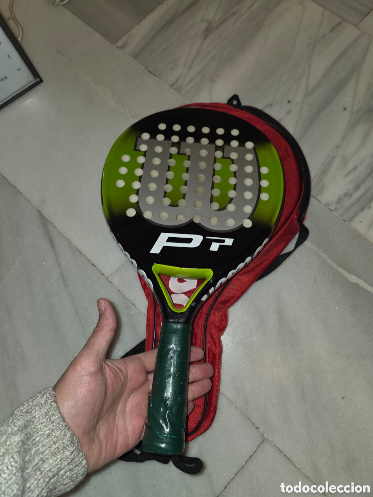 Coleccionismo deportivo: Pala de p&aacute;del Wilson PT - Foto 1