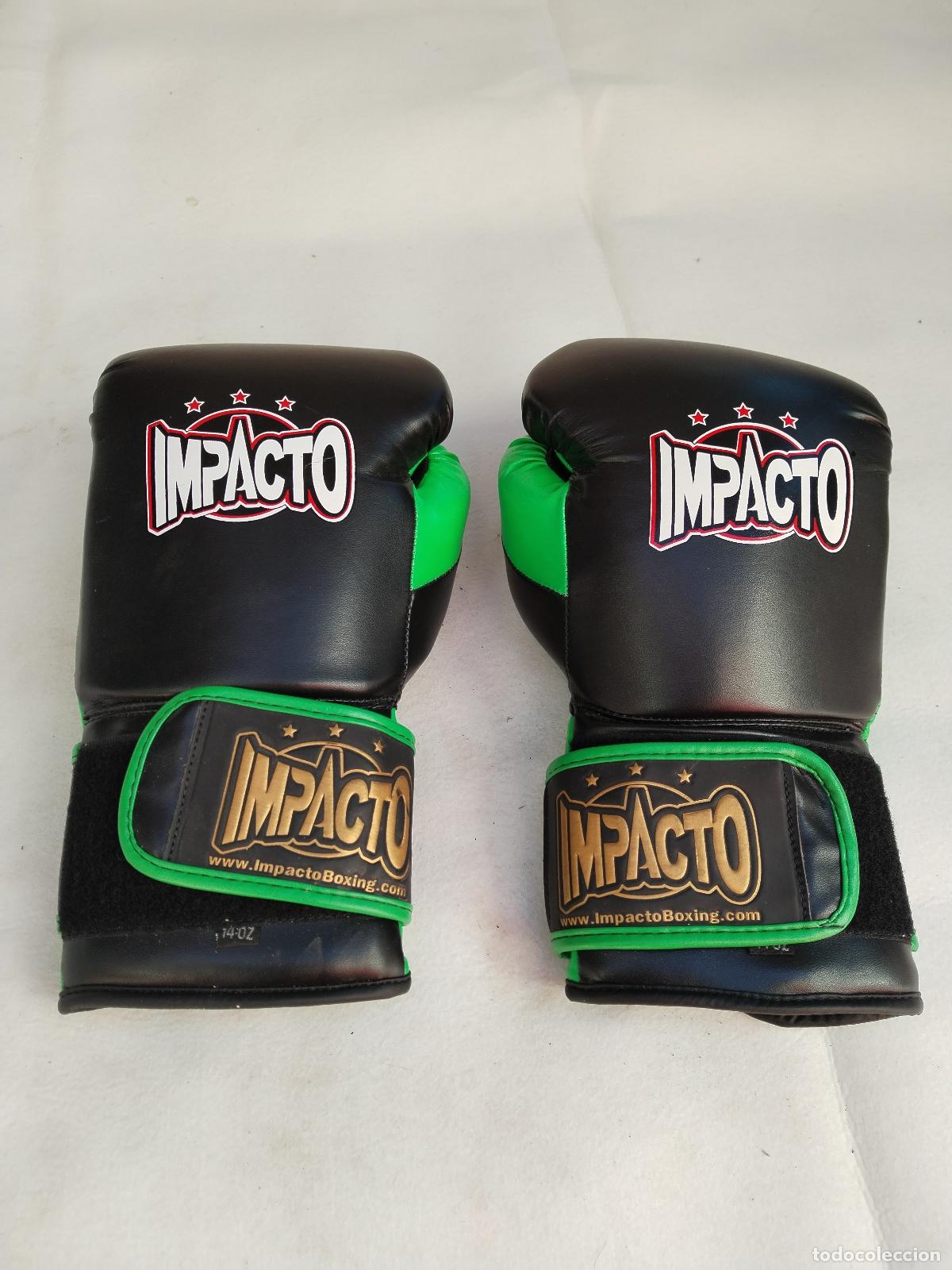 Coleccionismo deportivo: guantes de boxeo impacto - Foto 1
