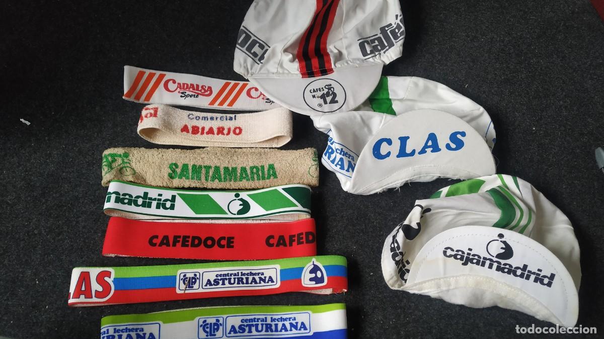 Coleccionismo deportivo: Lote gorra ciclista cintas coleccion - Foto 1