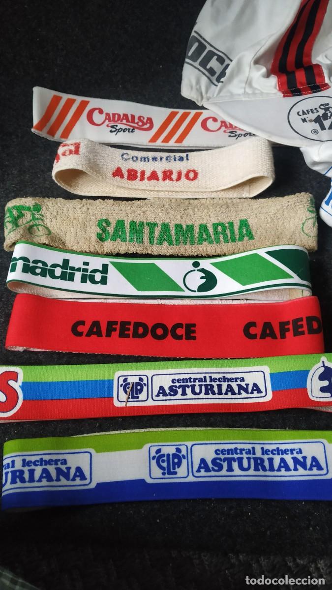 Coleccionismo deportivo: Lote gorra ciclista cintas coleccion - Foto 2