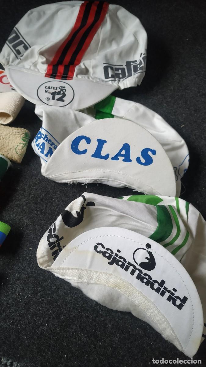 Coleccionismo deportivo: Lote gorra ciclista cintas coleccion - Foto 3