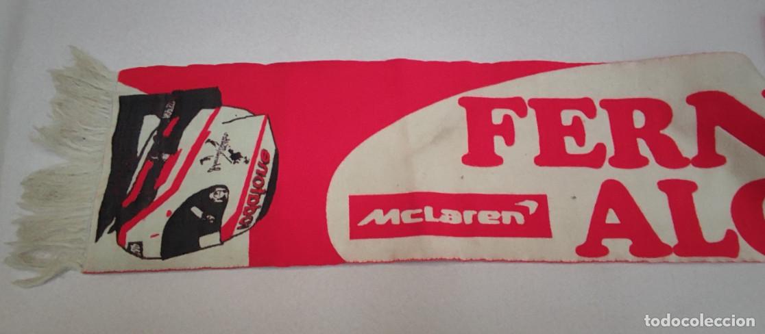 Coleccionismo deportivo: BUFANDA DE FERNANDO ALONSO, MCLAREN - Foto 2