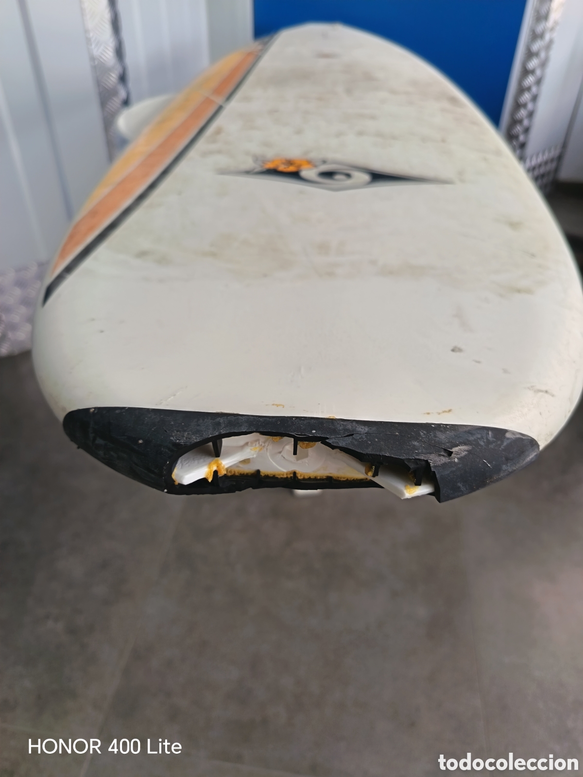 Coleccionismo deportivo: Tabla de Surf Bic Mini Malib&uacute; de 73&rdquo; - Foto 9