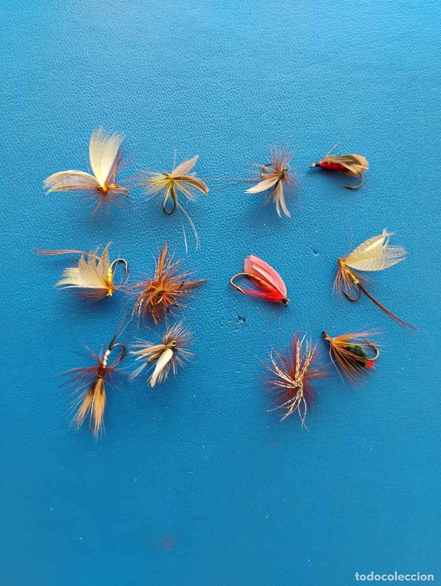 Coleccionismo deportivo: LOTE DE 12 MOSCAS DE PESCA - Foto 1