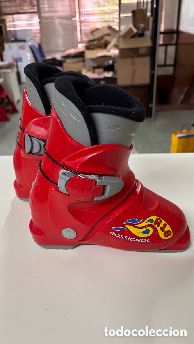 Coleccionismo deportivo: Botas de ski infantiles 19,50 - Foto 2