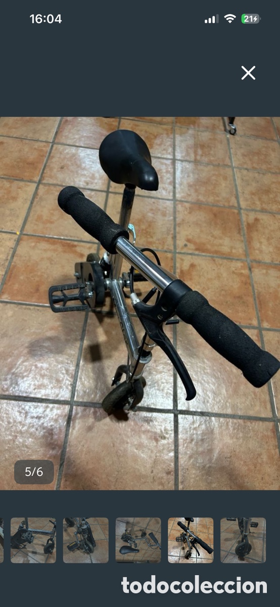 Coleccionismo deportivo: Mini bicicleta robusta - Foto 2
