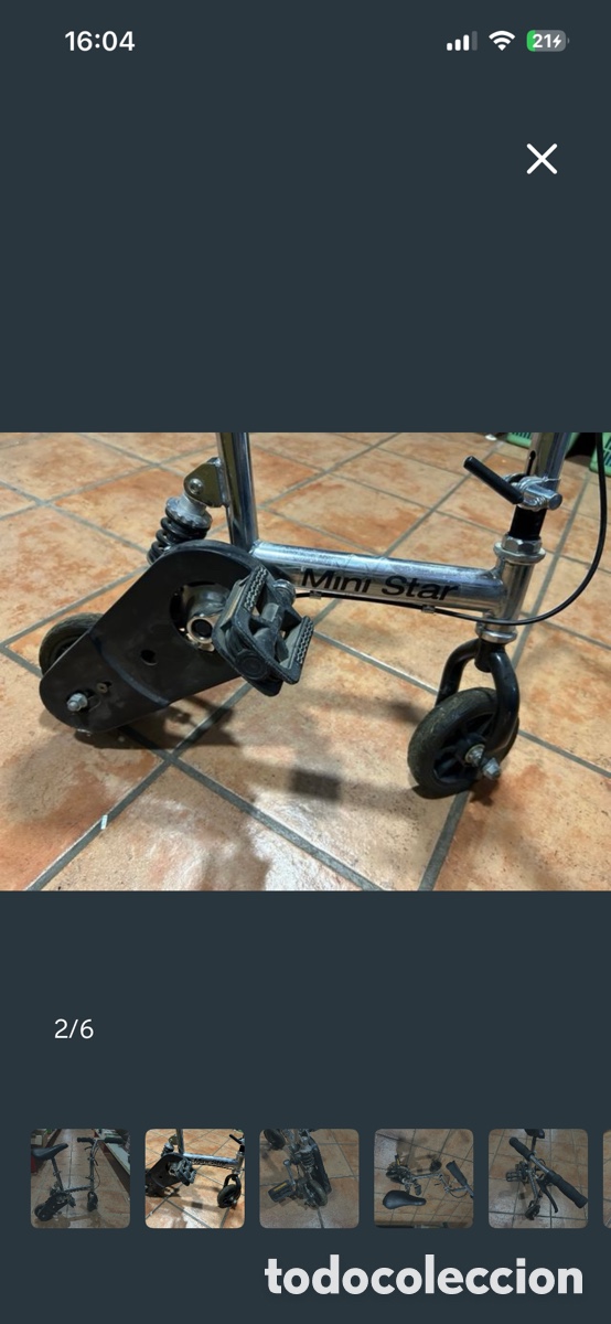 Coleccionismo deportivo: Mini bicicleta robusta - Foto 5