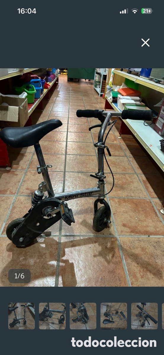 Coleccionismo deportivo: Mini bicicleta robusta - Foto 6