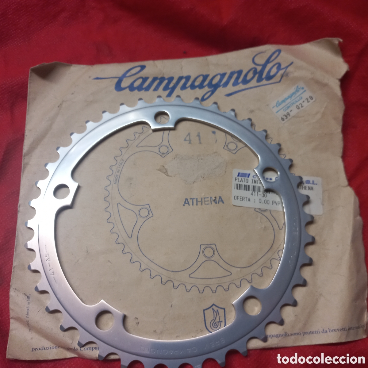 Coleccionismo deportivo: PLATO BICICLETA CAMPAGNOLO - Foto 1