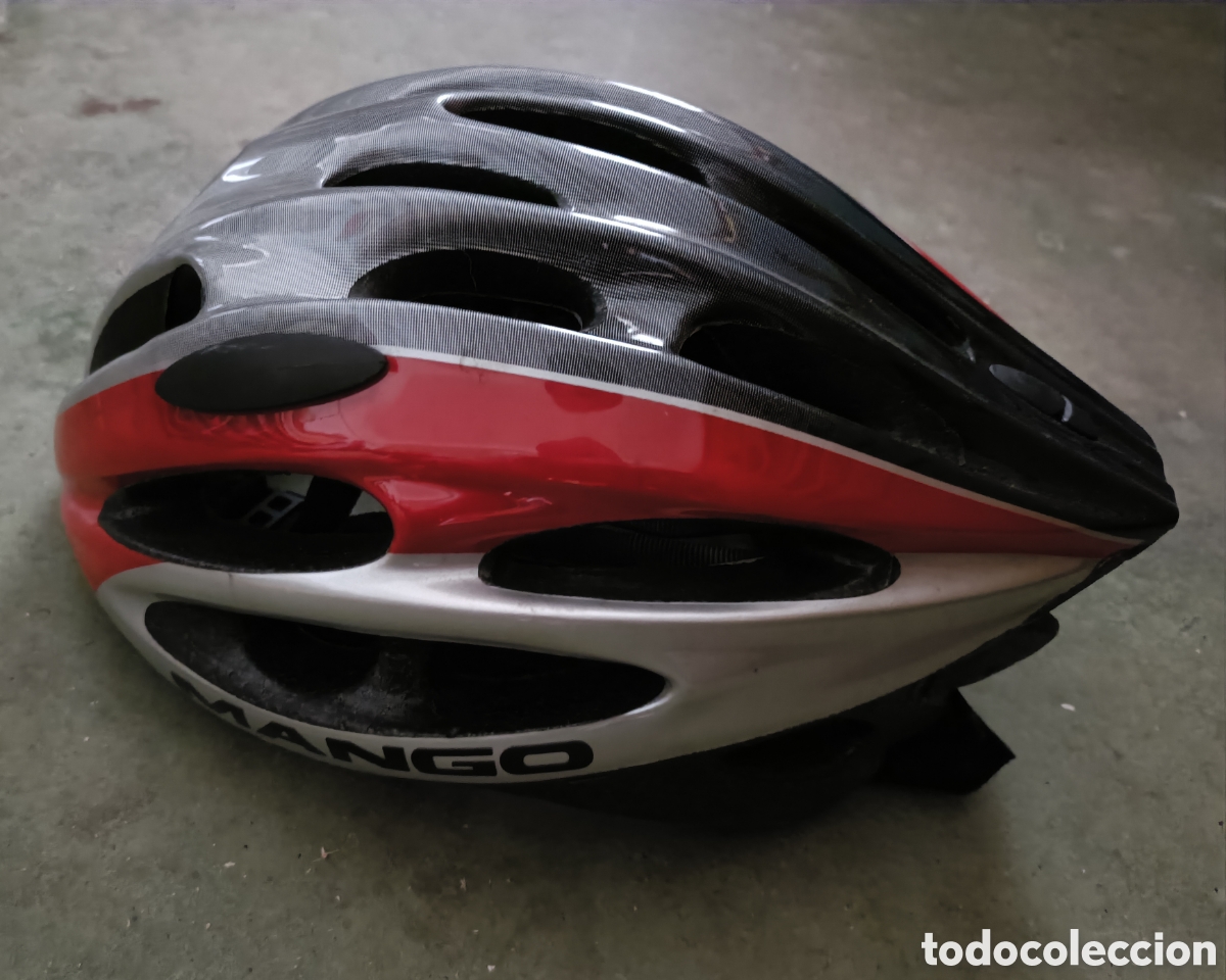 Coleccionismo deportivo: Casco de ciclismo. Mango - Foto 1