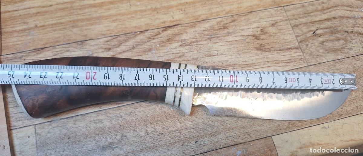 Coleccionismo deportivo: Cuchillo artesano de caza - Foto 3