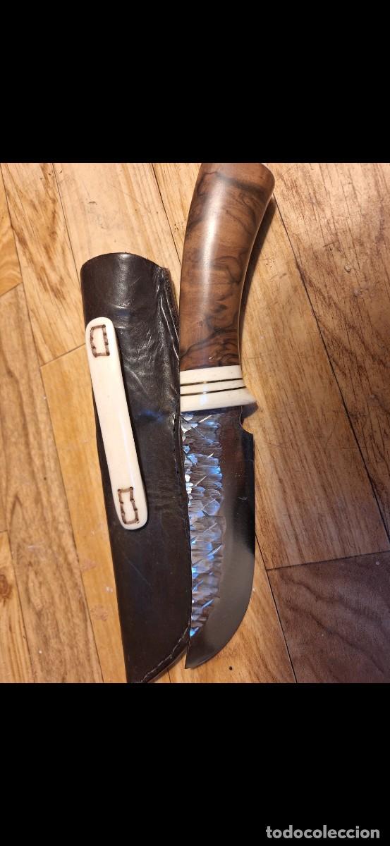 Coleccionismo deportivo: Cuchillo artesano de caza - Foto 4