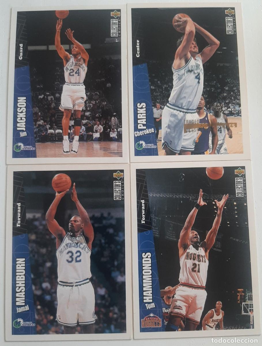 Coleccionismo deportivo: NBA UPPER DECK 4 CARDS 36,38,39,44 1995-96 - Foto 1