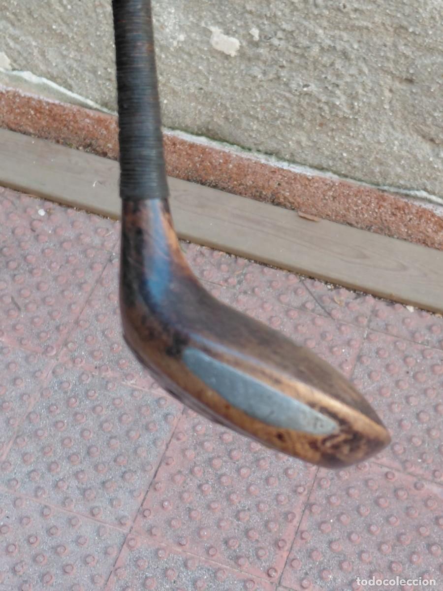 Coleccionismo deportivo: PALO DE GOLF ANTIGUO DE MADERA - Foto 4