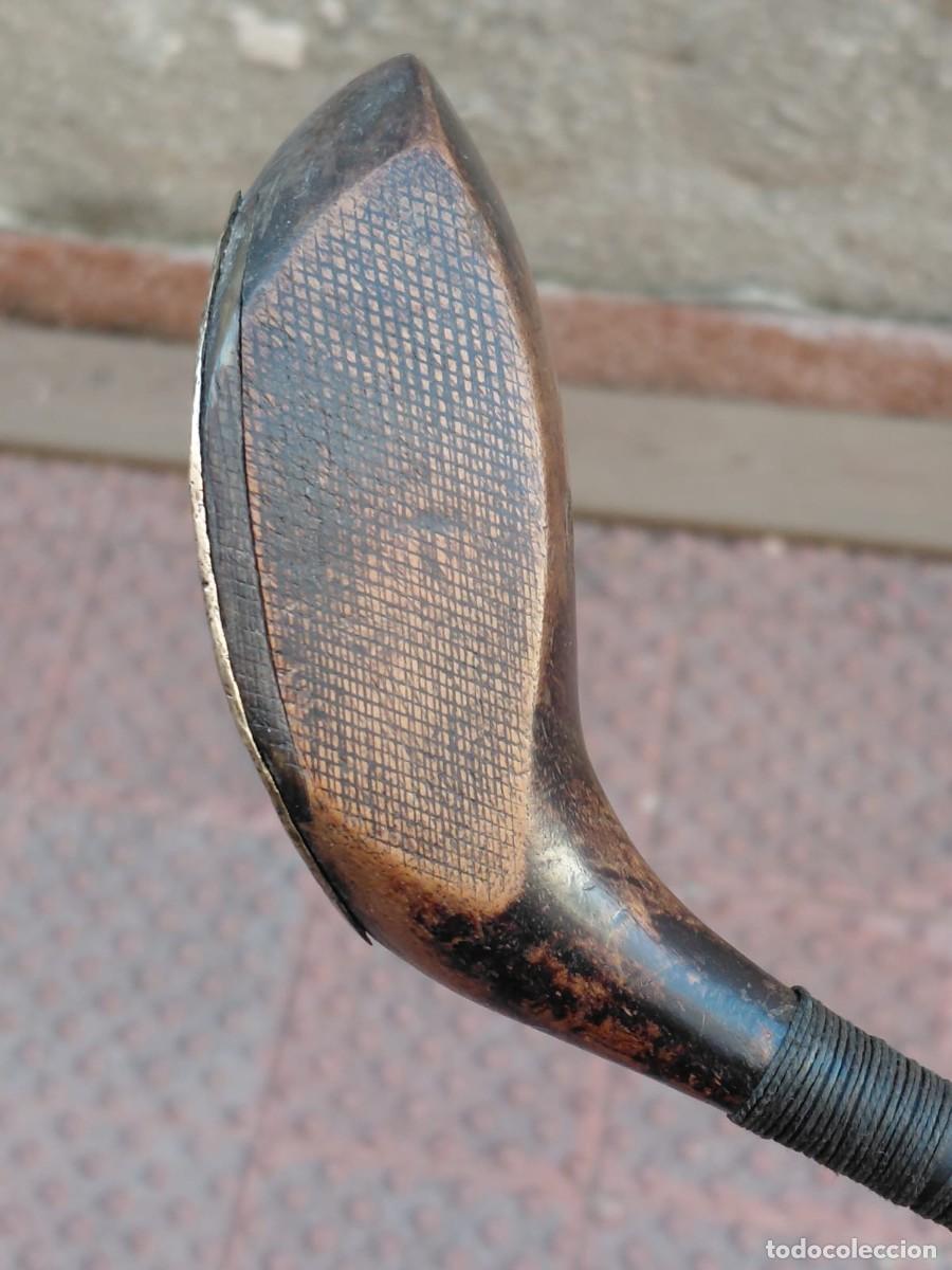 Coleccionismo deportivo: PALO DE GOLF ANTIGUO DE MADERA - Foto 5