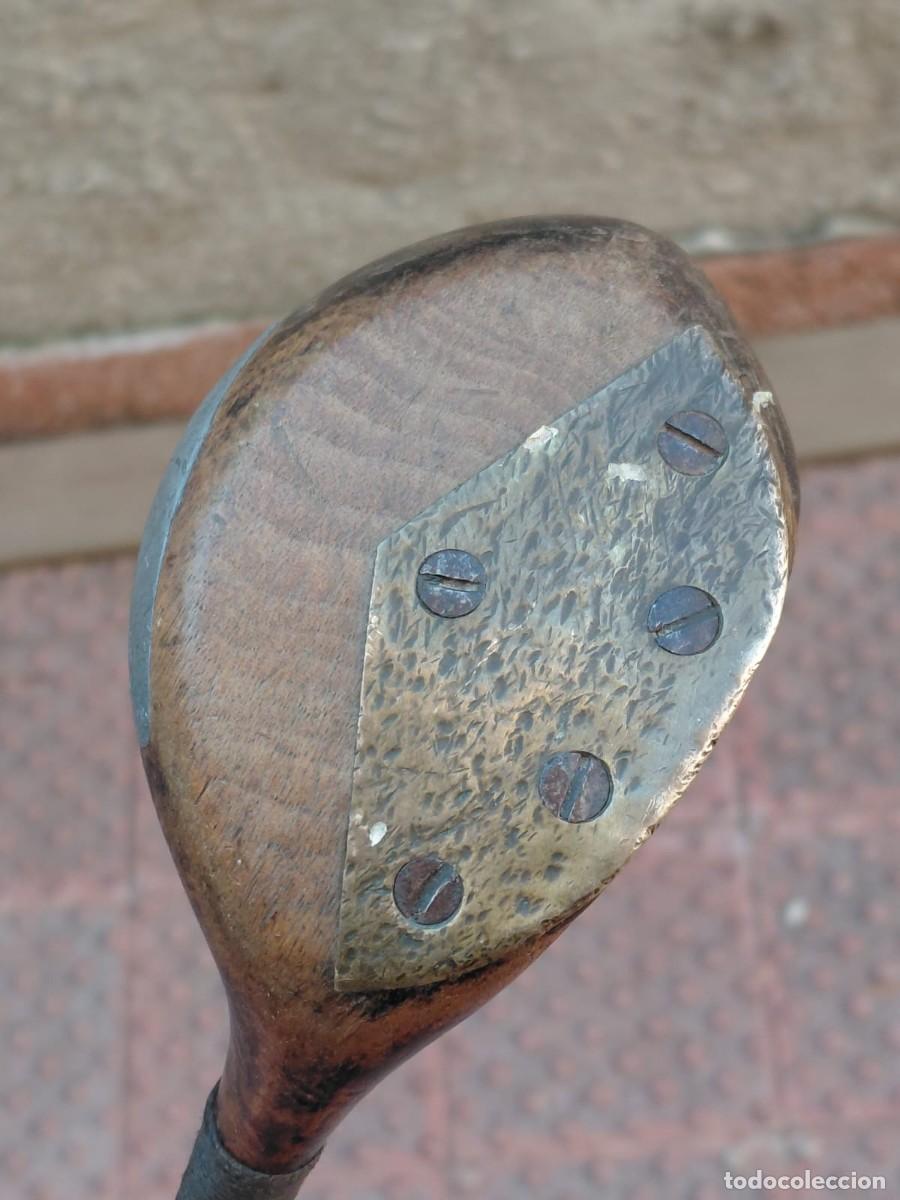 Coleccionismo deportivo: PALO DE GOLF ANTIGUO DE MADERA - Foto 6