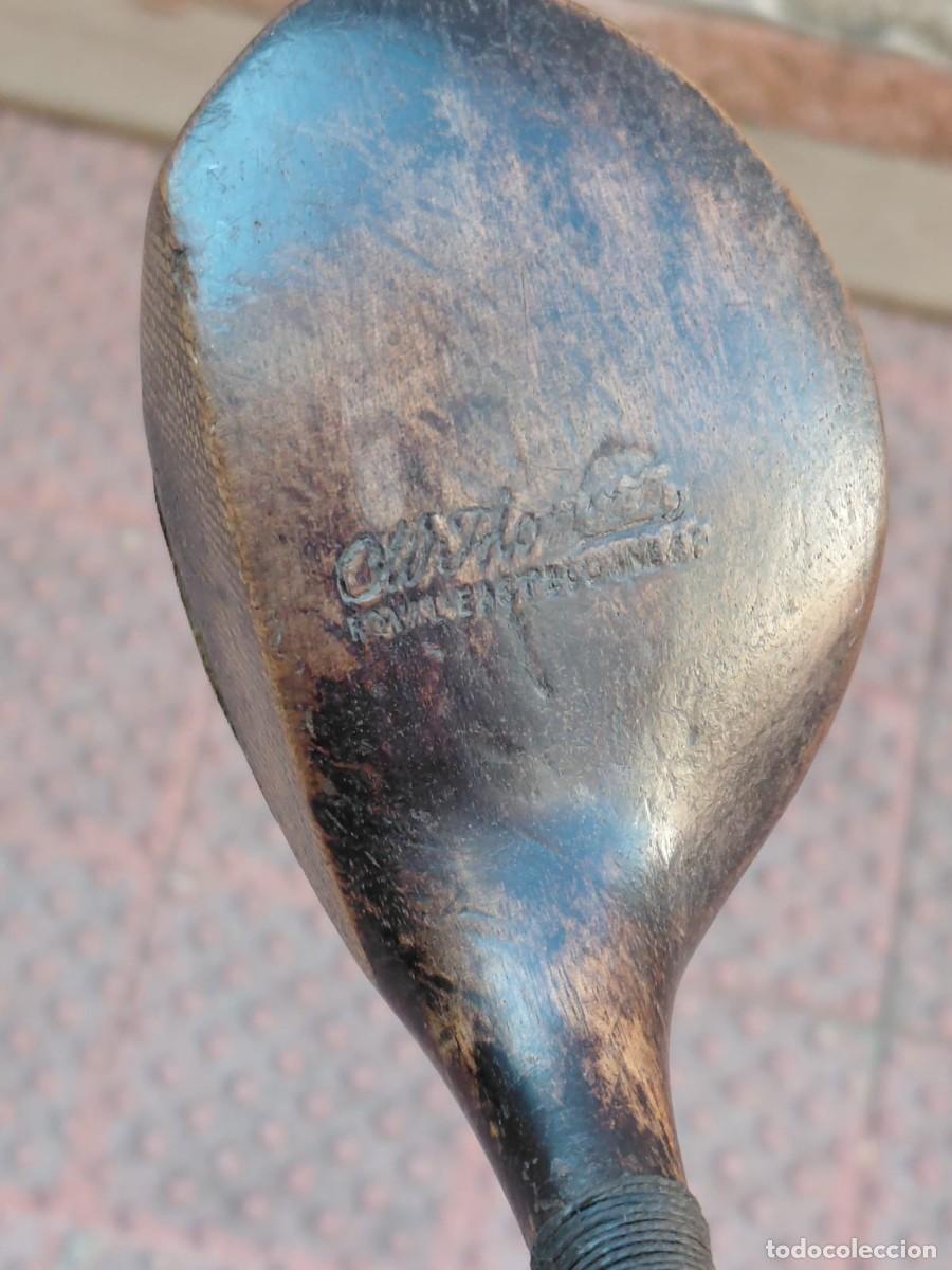 Coleccionismo deportivo: PALO DE GOLF ANTIGUO DE MADERA - Foto 7