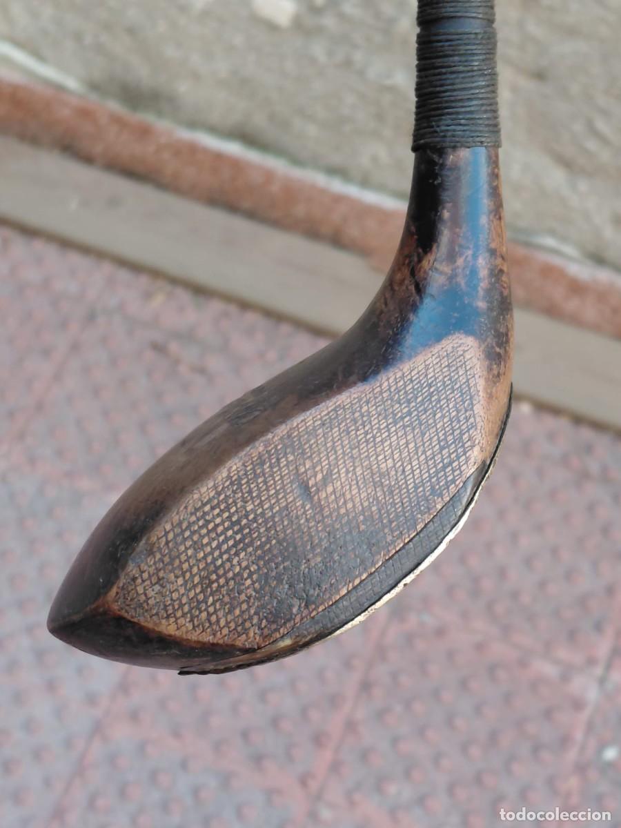 Coleccionismo deportivo: PALO DE GOLF ANTIGUO DE MADERA - Foto 8