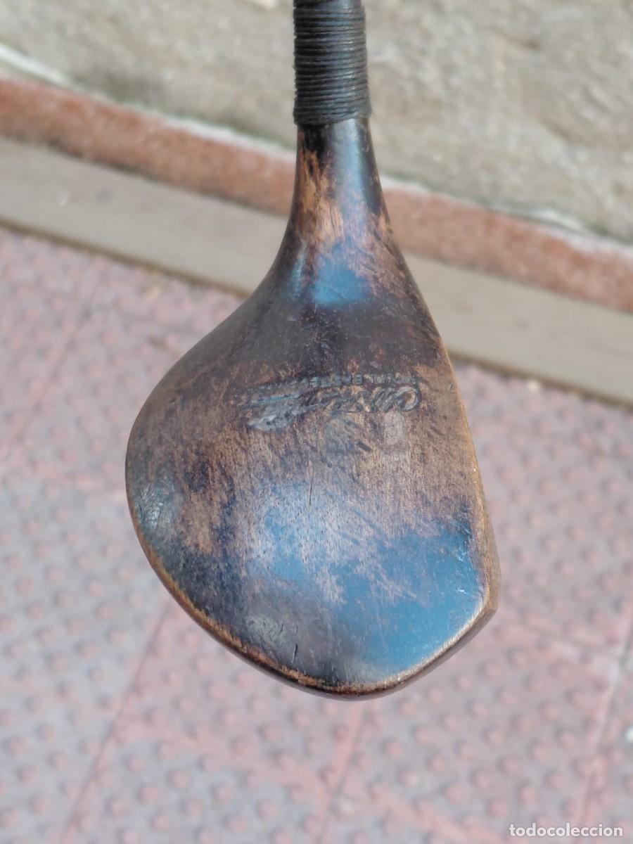 Coleccionismo deportivo: PALO DE GOLF ANTIGUO DE MADERA - Foto 9