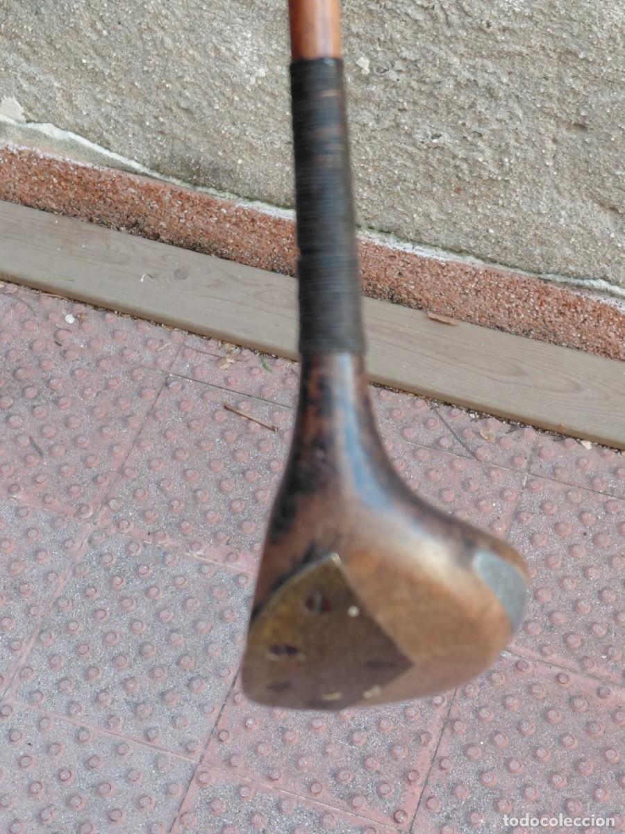 Coleccionismo deportivo: PALO DE GOLF ANTIGUO DE MADERA - Foto 11