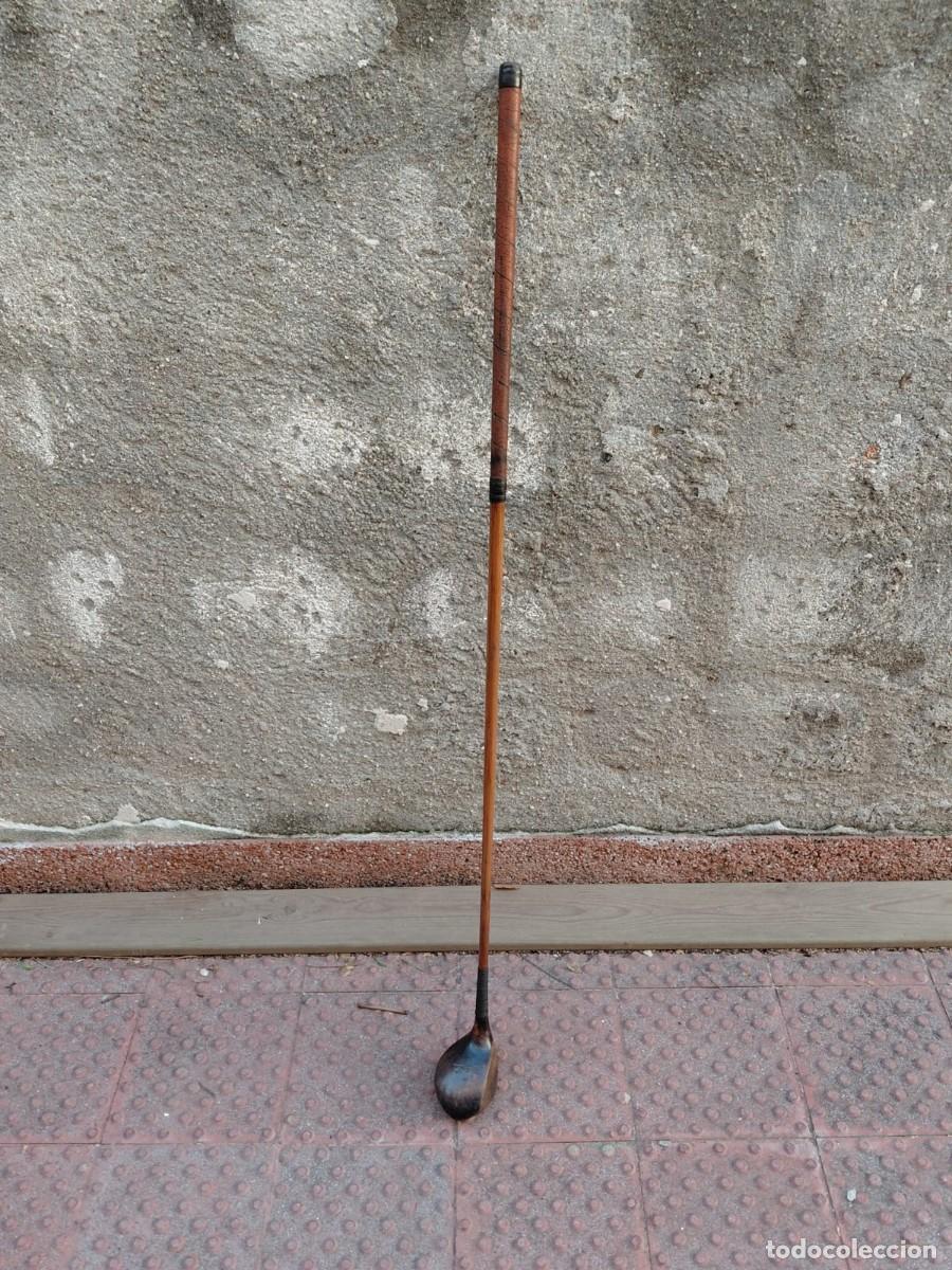 Coleccionismo deportivo: PALO DE GOLF ANTIGUO DE MADERA - Foto 14