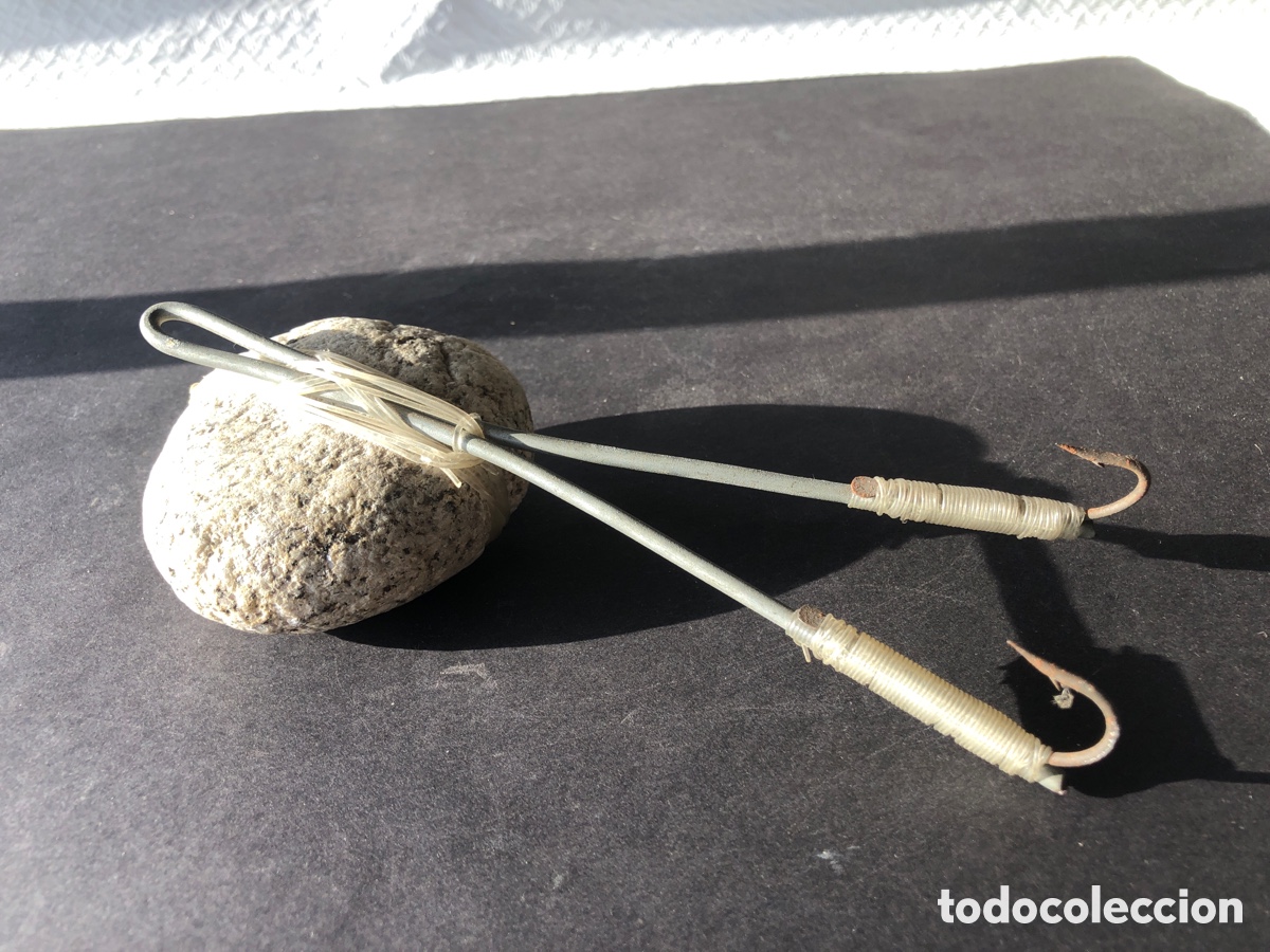 Coleccionismo deportivo: Antiguo y raro aparejo artesanal de pesca del pulpo
