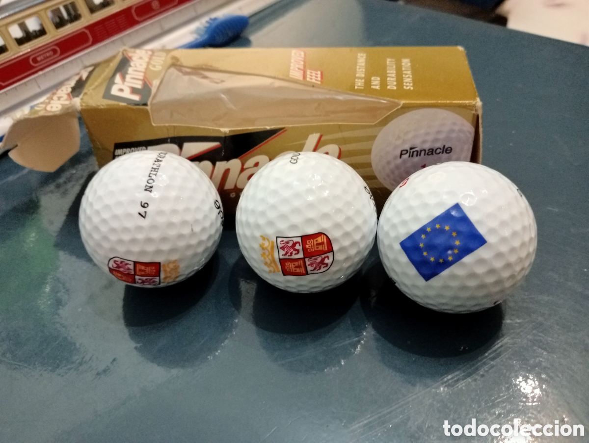 Coleccionismo deportivo: Pelotas de Golf Pinnacle Gold - Foto 3