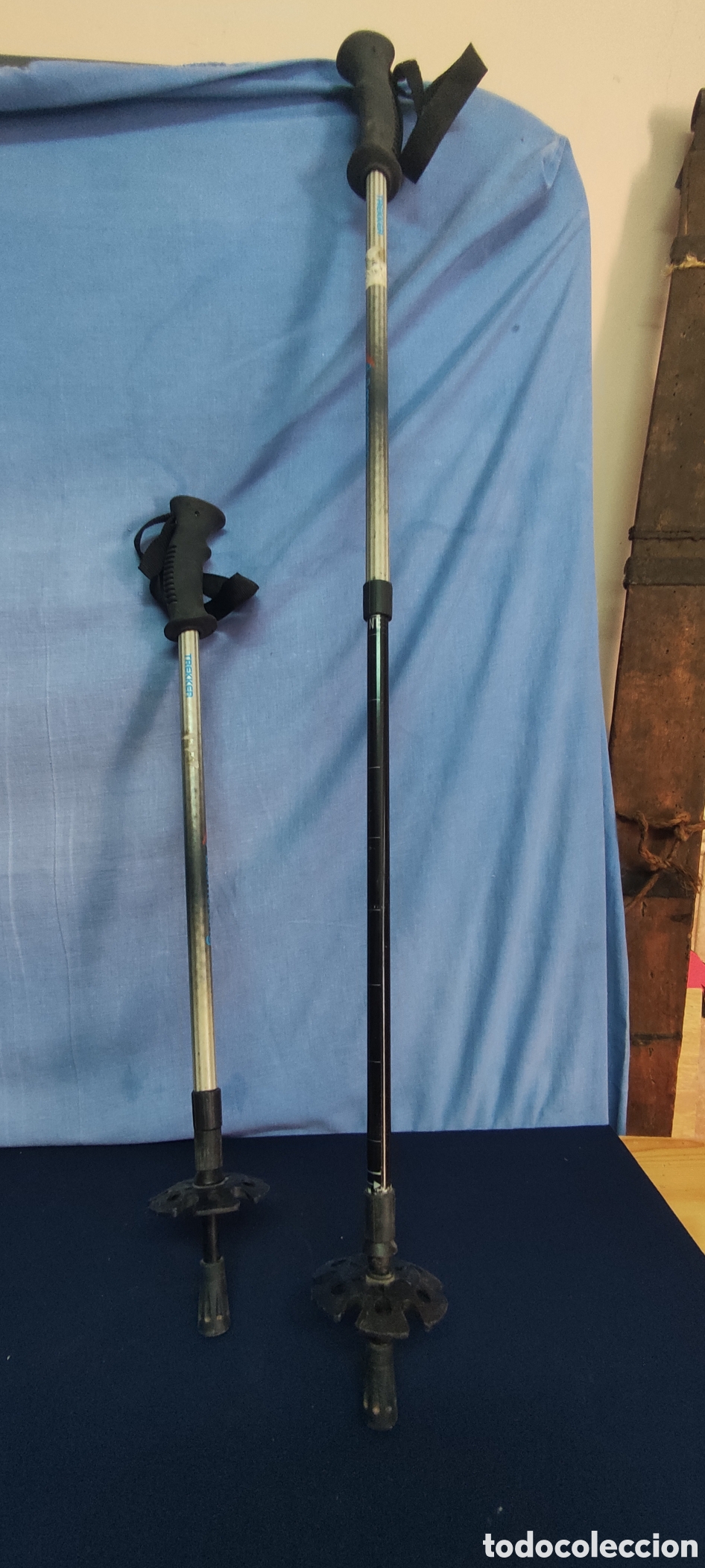 Coleccionismo deportivo: Bastones de trekking Boomerang - Foto 4