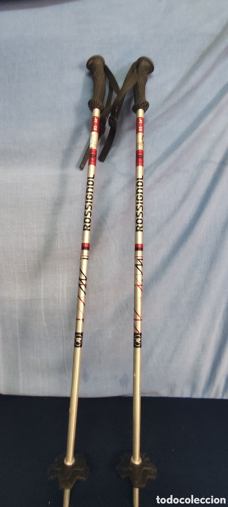Coleccionismo deportivo: Bastones de trekking Rossignol - Foto 2