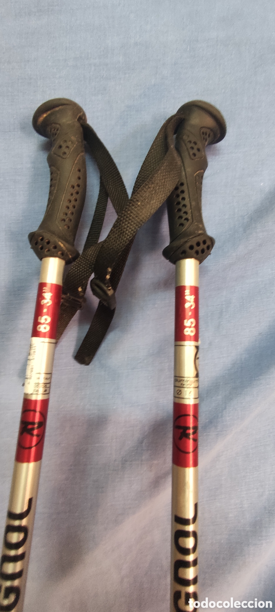 Coleccionismo deportivo: Bastones de trekking Rossignol - Foto 4