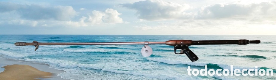 Coleccionismo deportivo: Antiguo fusil de pesca submarina BELTR&Aacute;N Neumatic Mod. 175