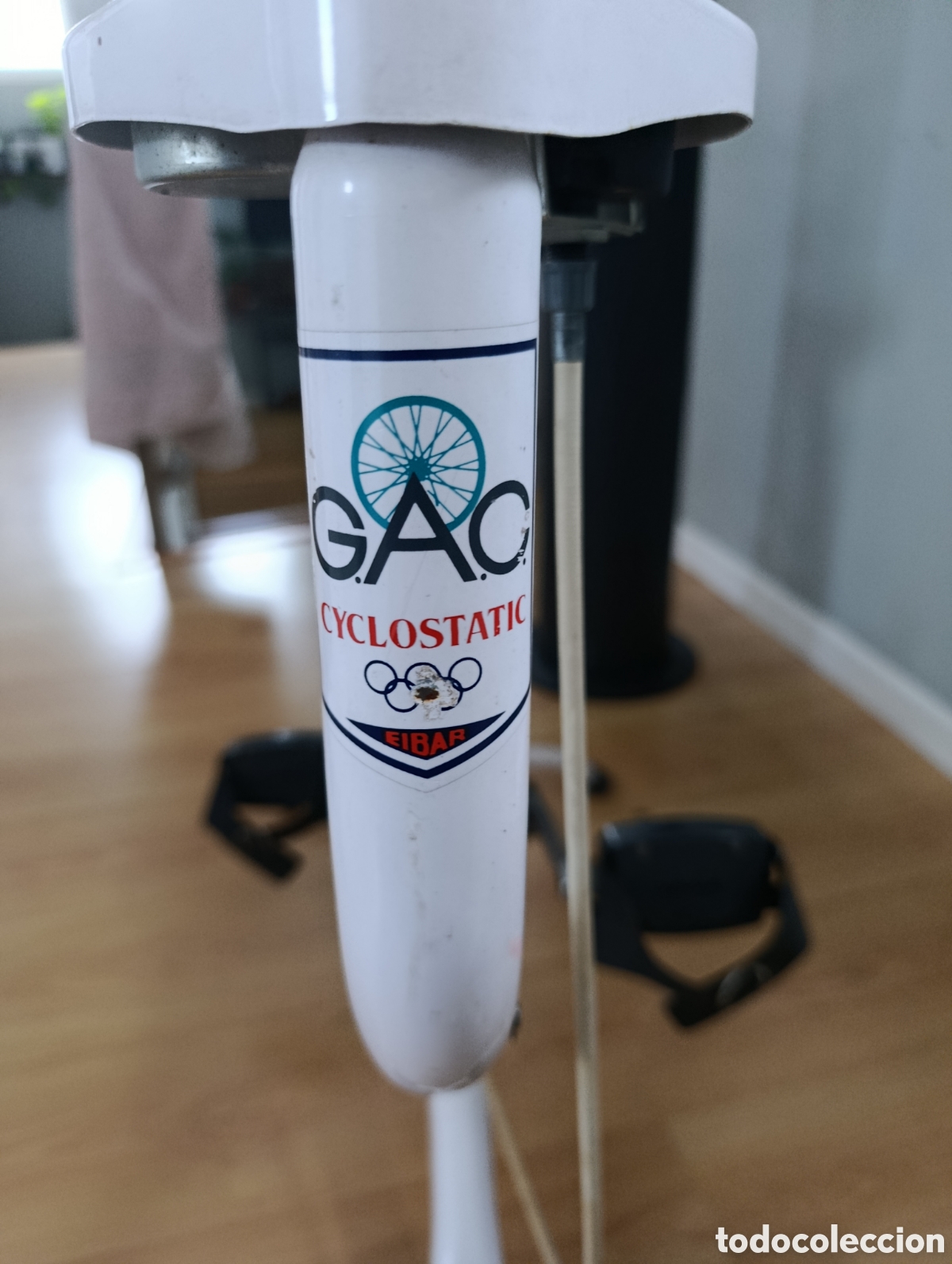 Coleccionismo deportivo: Bicicleta estatica y de remo vintage Cycloestatic - Foto 5