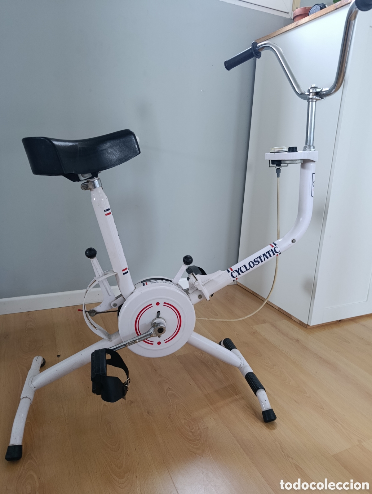 Coleccionismo deportivo: Bicicleta estatica y de remo vintage Cycloestatic