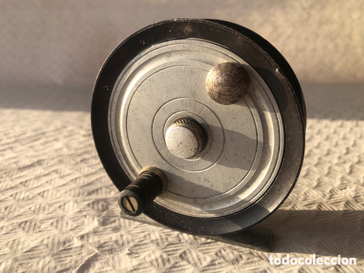 Coleccionismo deportivo: Antiguo y raro carrete de pesca mosca SPEM