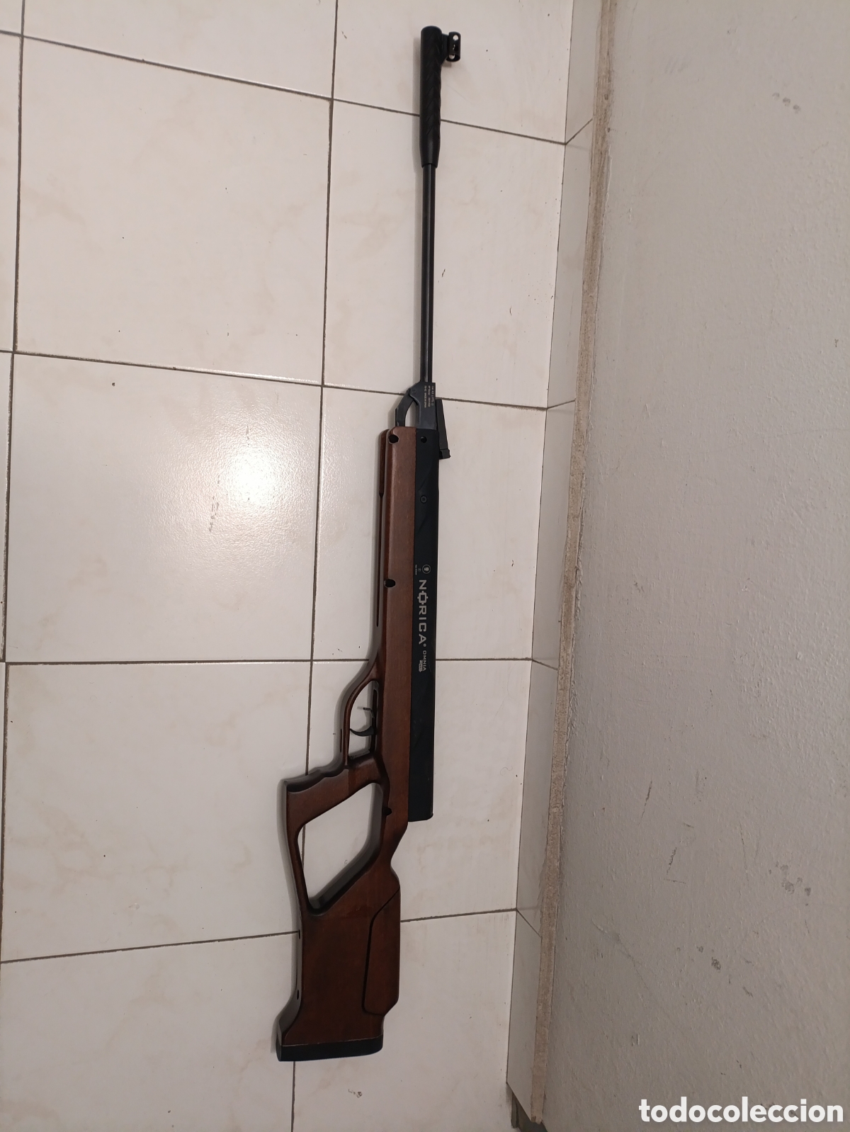 Coleccionismo deportivo: Norica Omnia zrs de madera. Cal. 4,5 mm