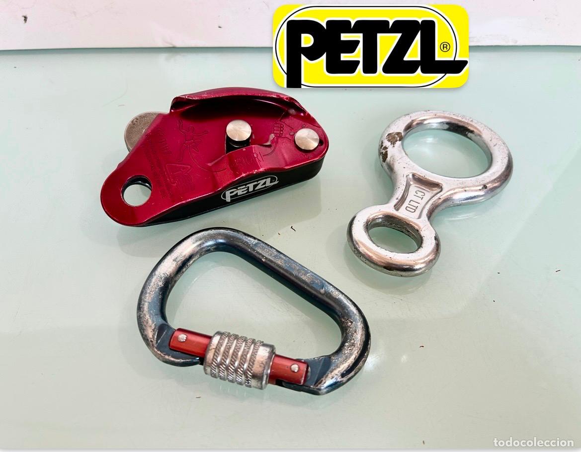 Coleccionismo deportivo: GRIGRI MOSQUETON OCHO-PETZL LUCKY-ACCESORIO ESCALADA-ASEGURADOR DESCENSO GRI-GRI 8