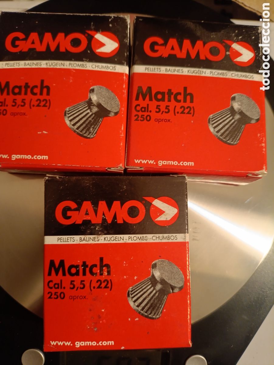 Coleccionismo deportivo: Balines gamo mach 5, 5