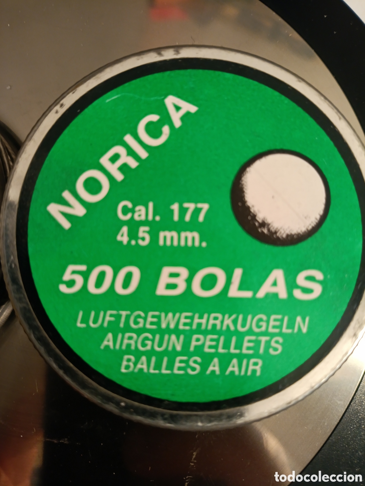 Coleccionismo deportivo: 2 latas bolas Norica - Foto 2