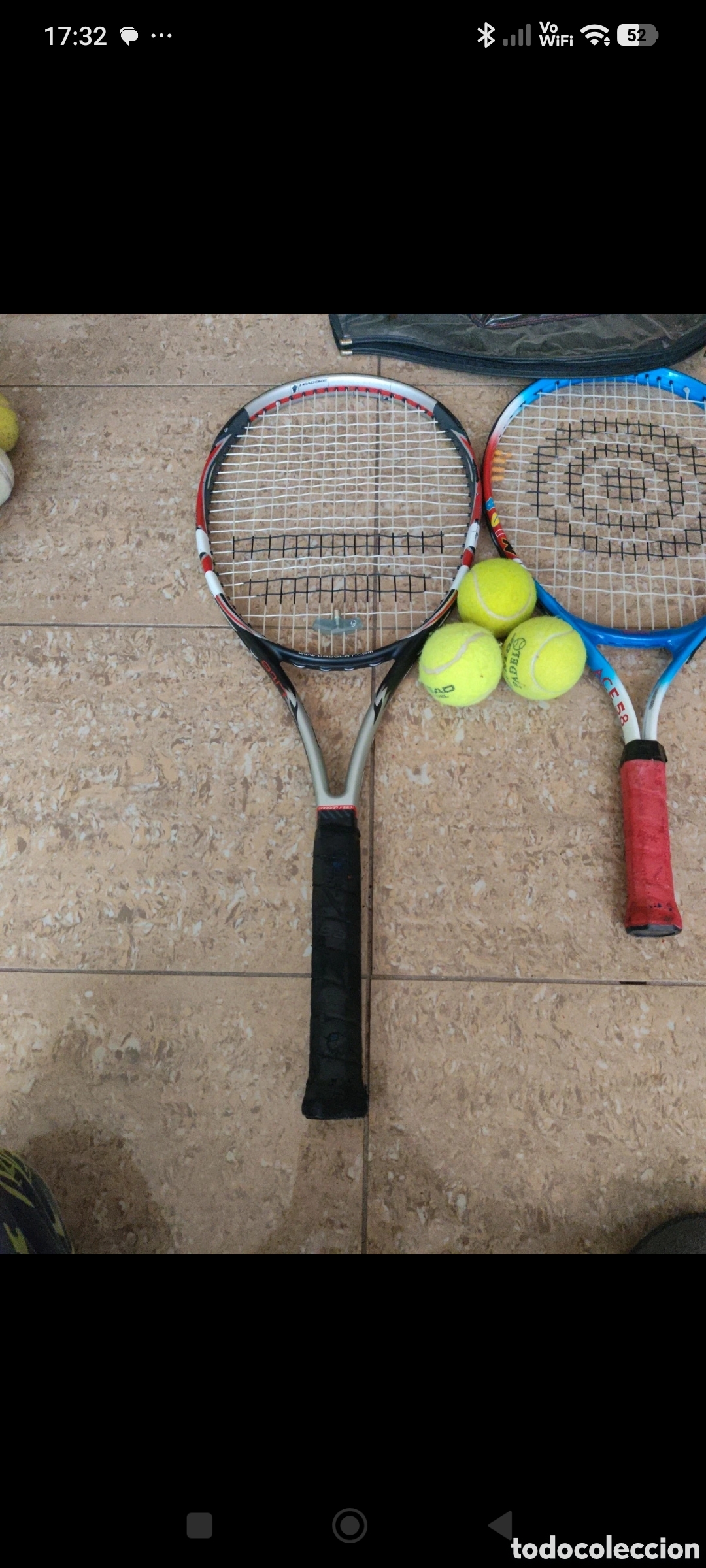Coleccionismo deportivo: Conjunto raquetas de tenis