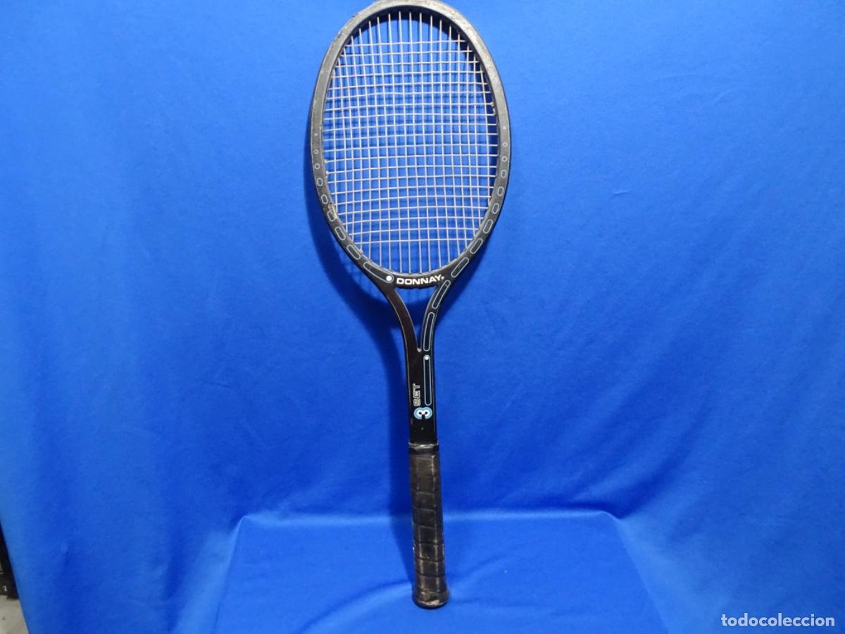 Coleccionismo deportivo: ANTIGUA RAQUETA EN GRAFITO DONNAY 3 SET.