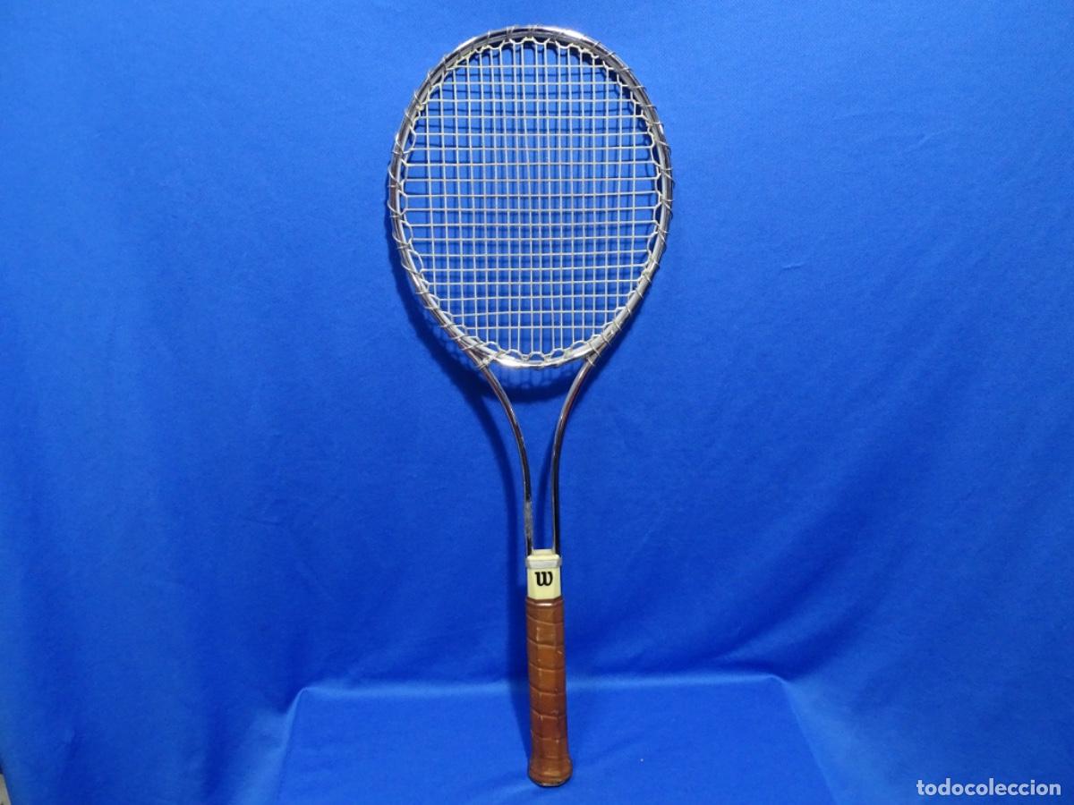 Coleccionismo deportivo: ANTIGUA RAQUETA EN ALUMINO WILSON T 2000. CASI NUEVA.